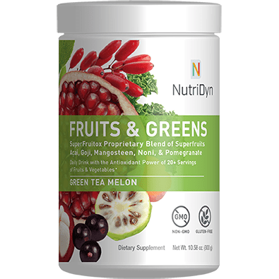NutriDyn Fruits and Greens-Green Tea and Melon - Shop Vibrant Life